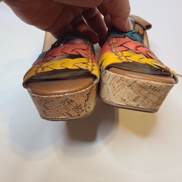 Rue 21 Multi Color Wedge Heels - Picture 7 of 9